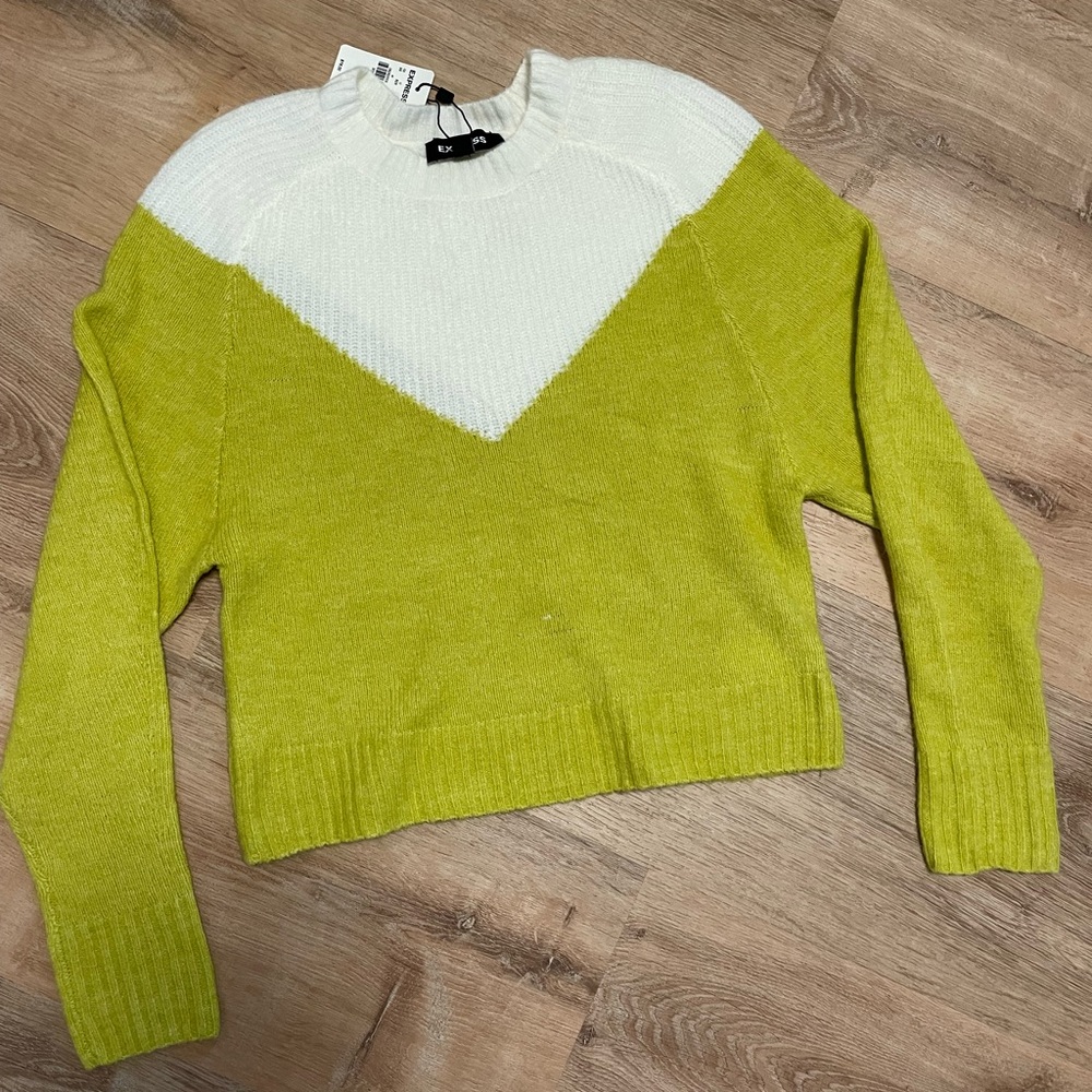 NWT Express color block dolman sweater